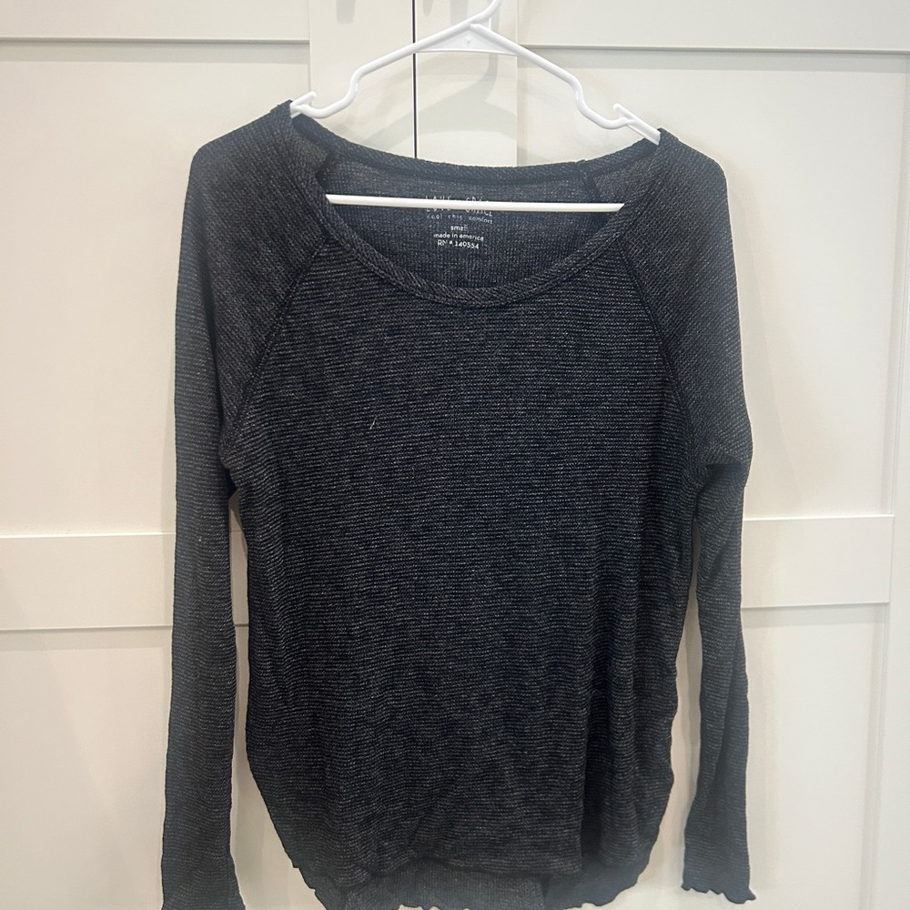 Charcoal Gray Women's Long Sleeve Sweatshirt